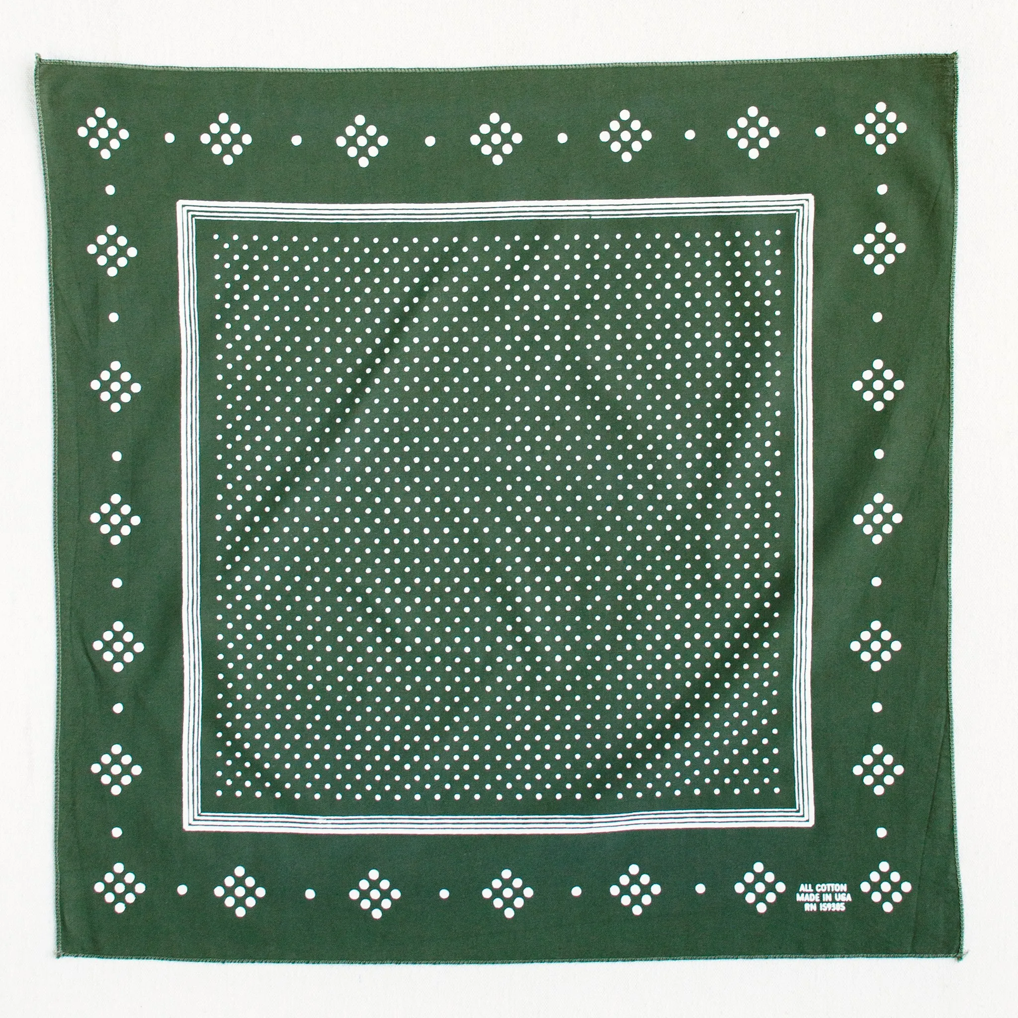 Olive Polka Dot Bandana sold by Abracadana product image thumbnail 4