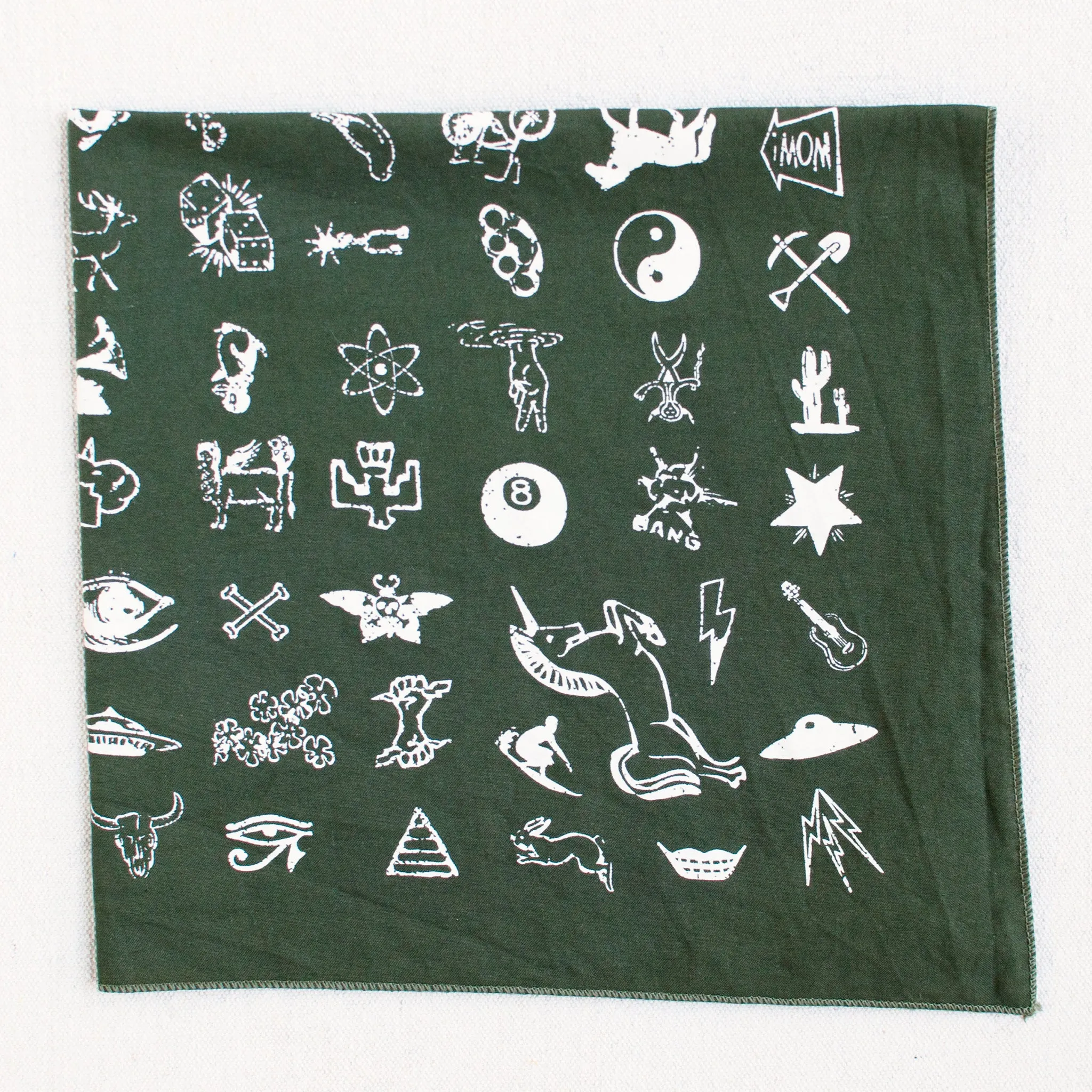 Olive Big Fun Bandana sold by Abracadana product image thumbnail 2