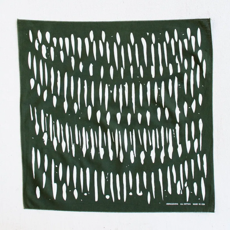 Olive Green Dabs Bandana sold by Abracadana
