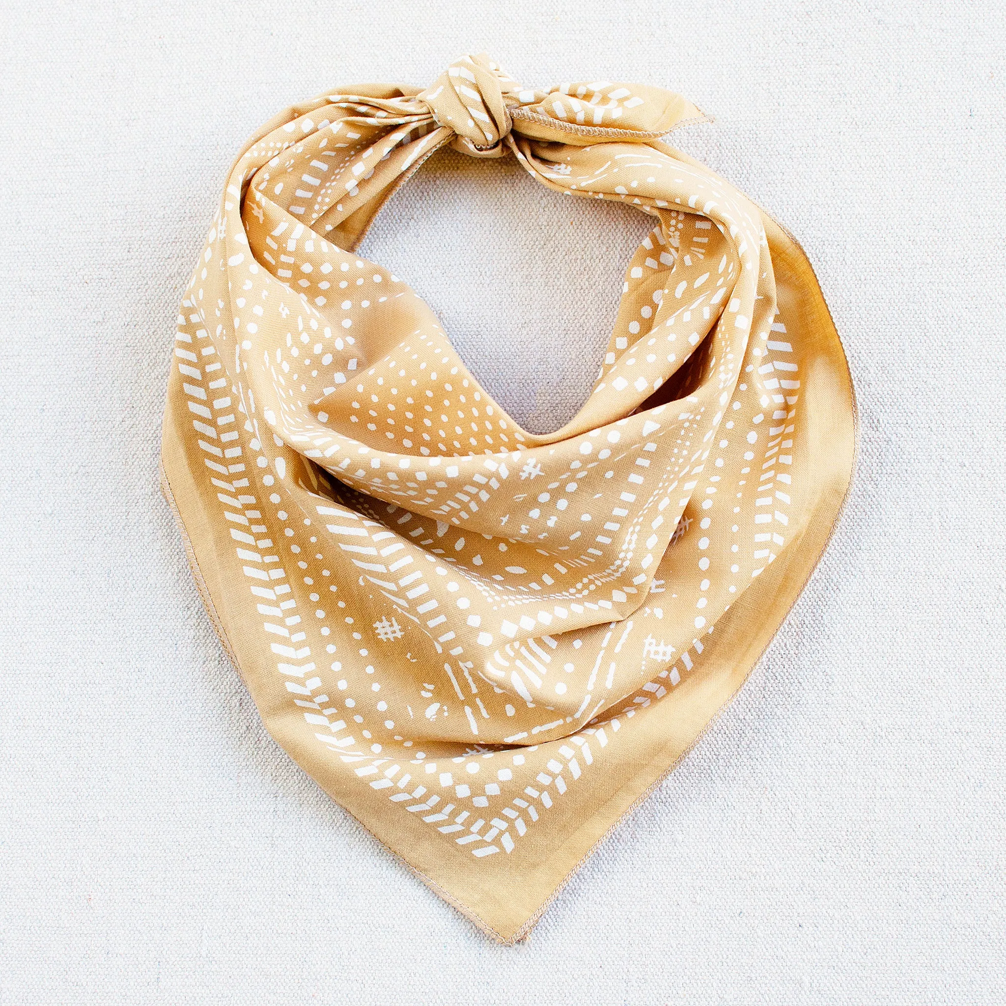 Sand Dot Dash Bandana sold by Abracadana