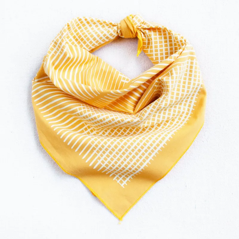 Golden Yellow Hills Bandana sold by Abracadana