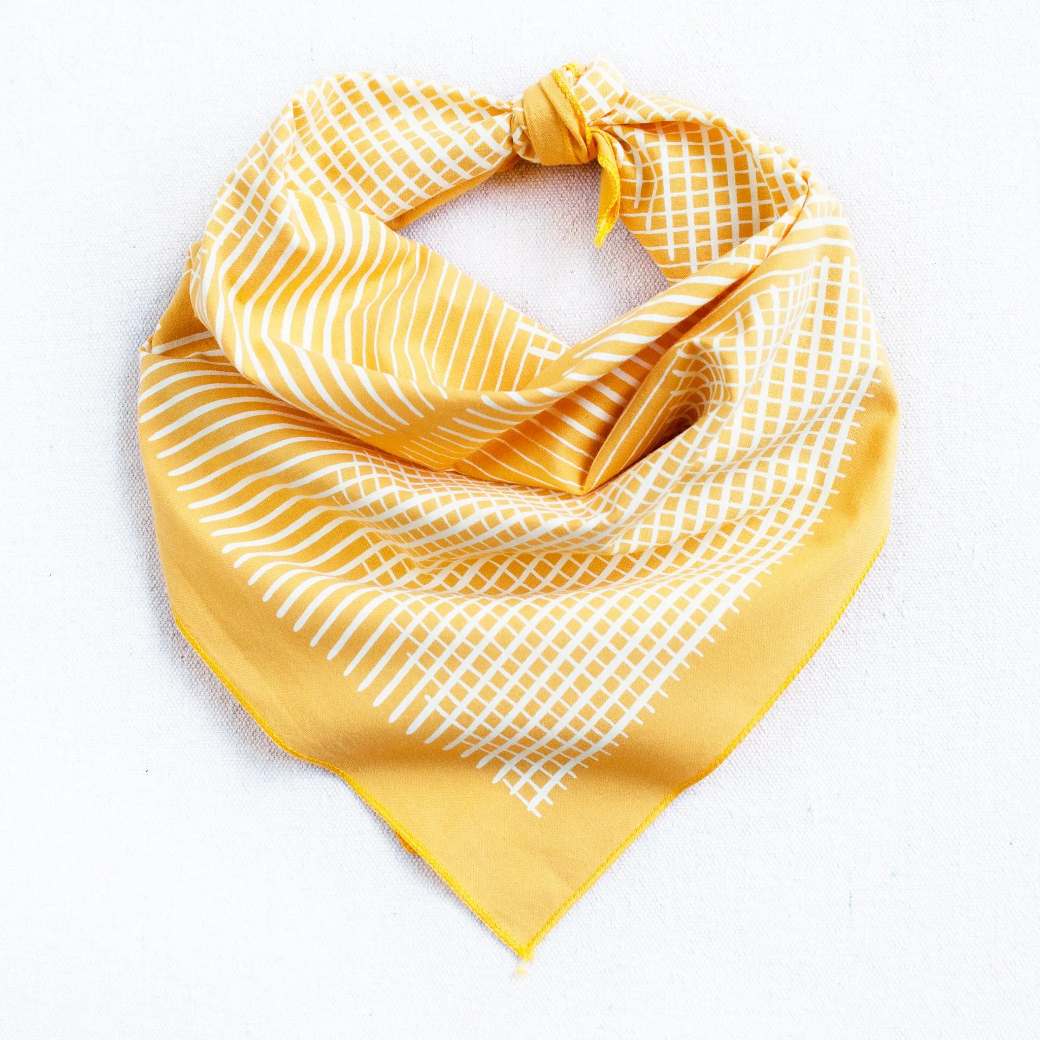 Golden Yellow Hills Bandana sold by Abracadana