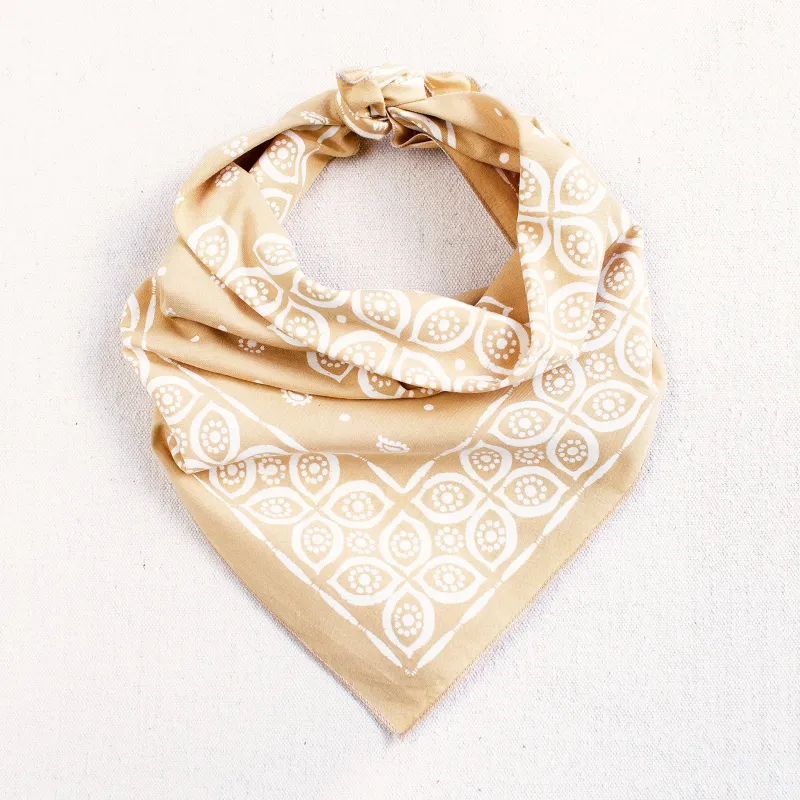 Sand Eye Paisley Bandana sold by Abracadana