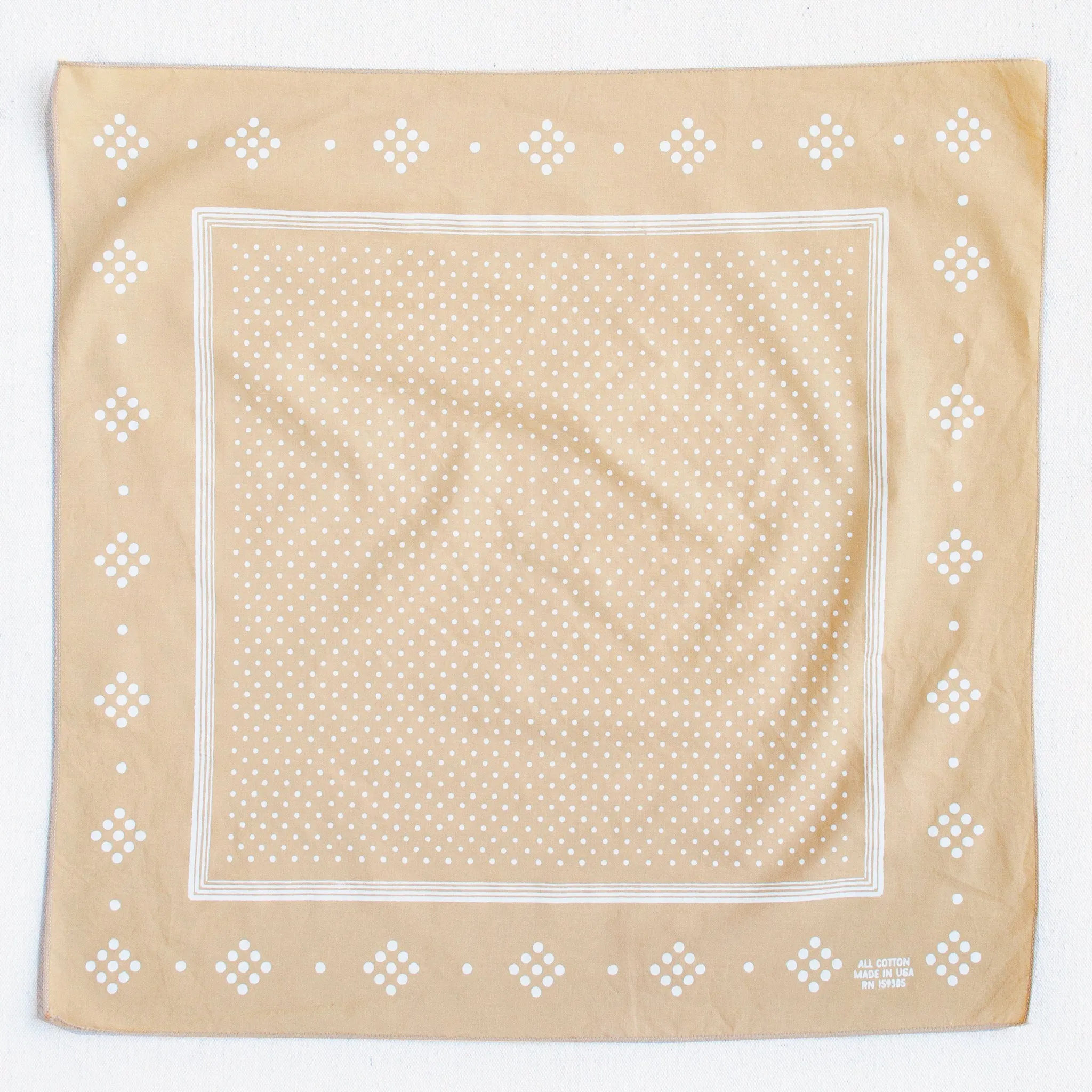 Sand Polka Dot Bandana sold by Abracadana product image thumbnail 3