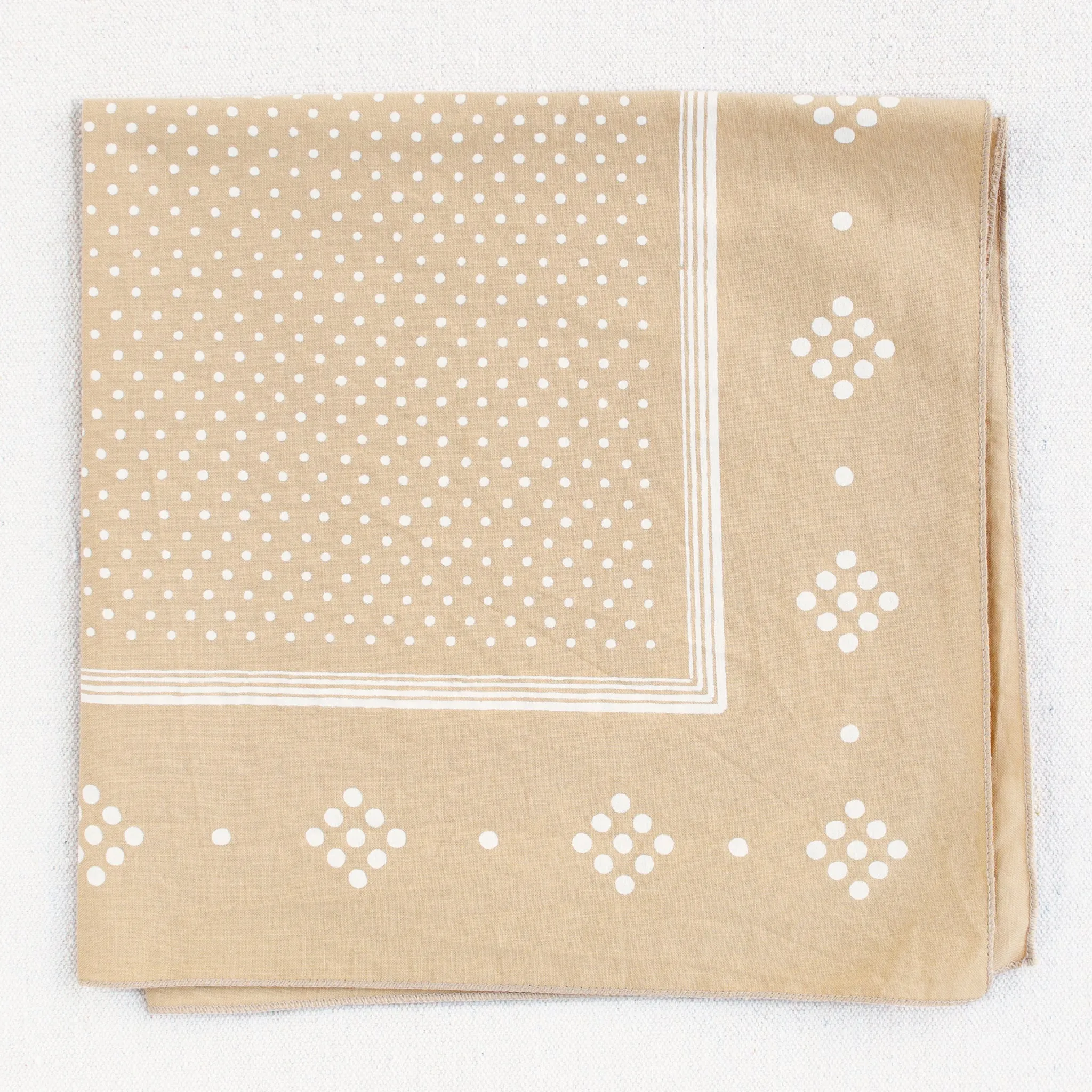 Sand Polka Dot Bandana sold by Abracadana product image thumbnail 2