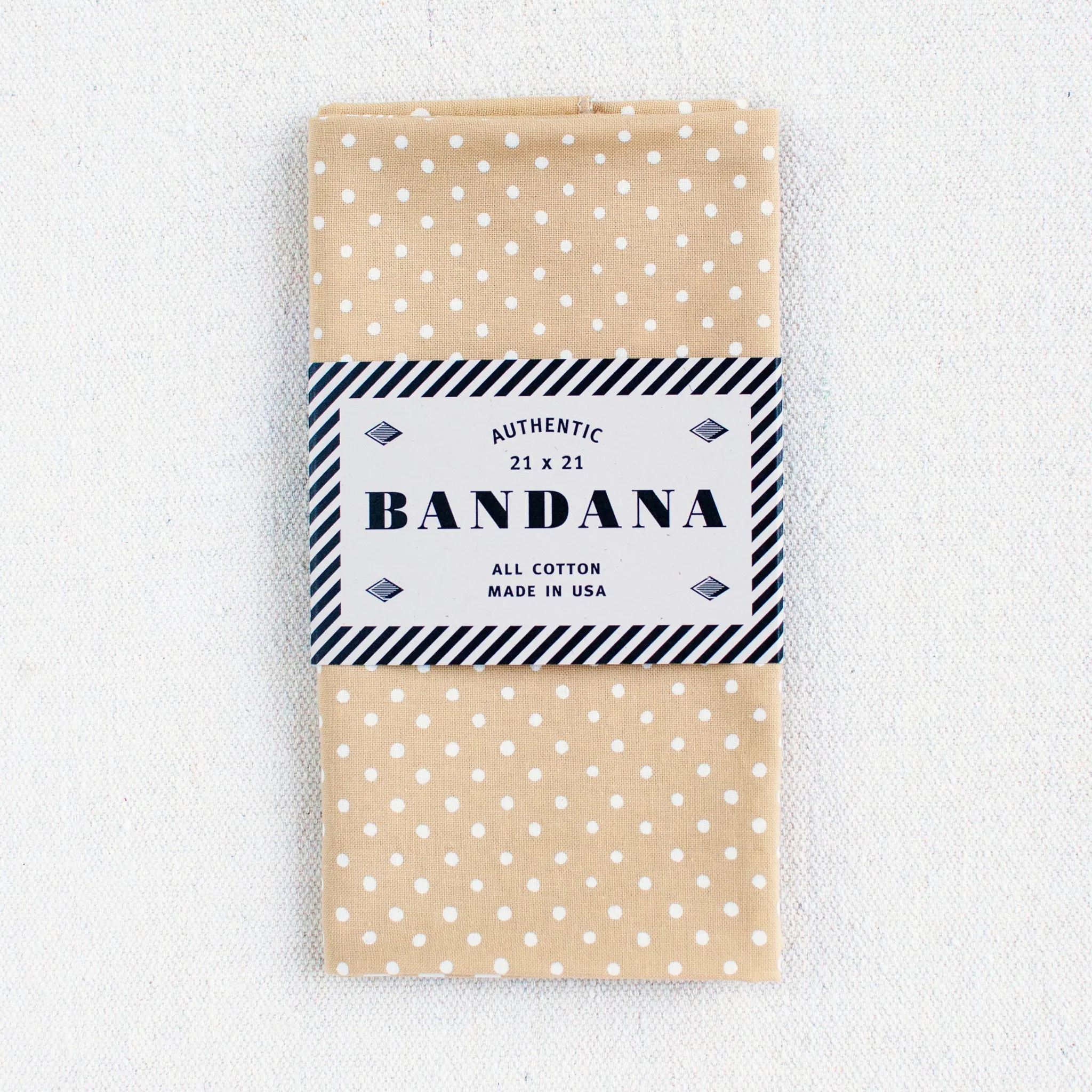 Sand Polka Dot Bandana sold by Abracadana product image thumbnail 4