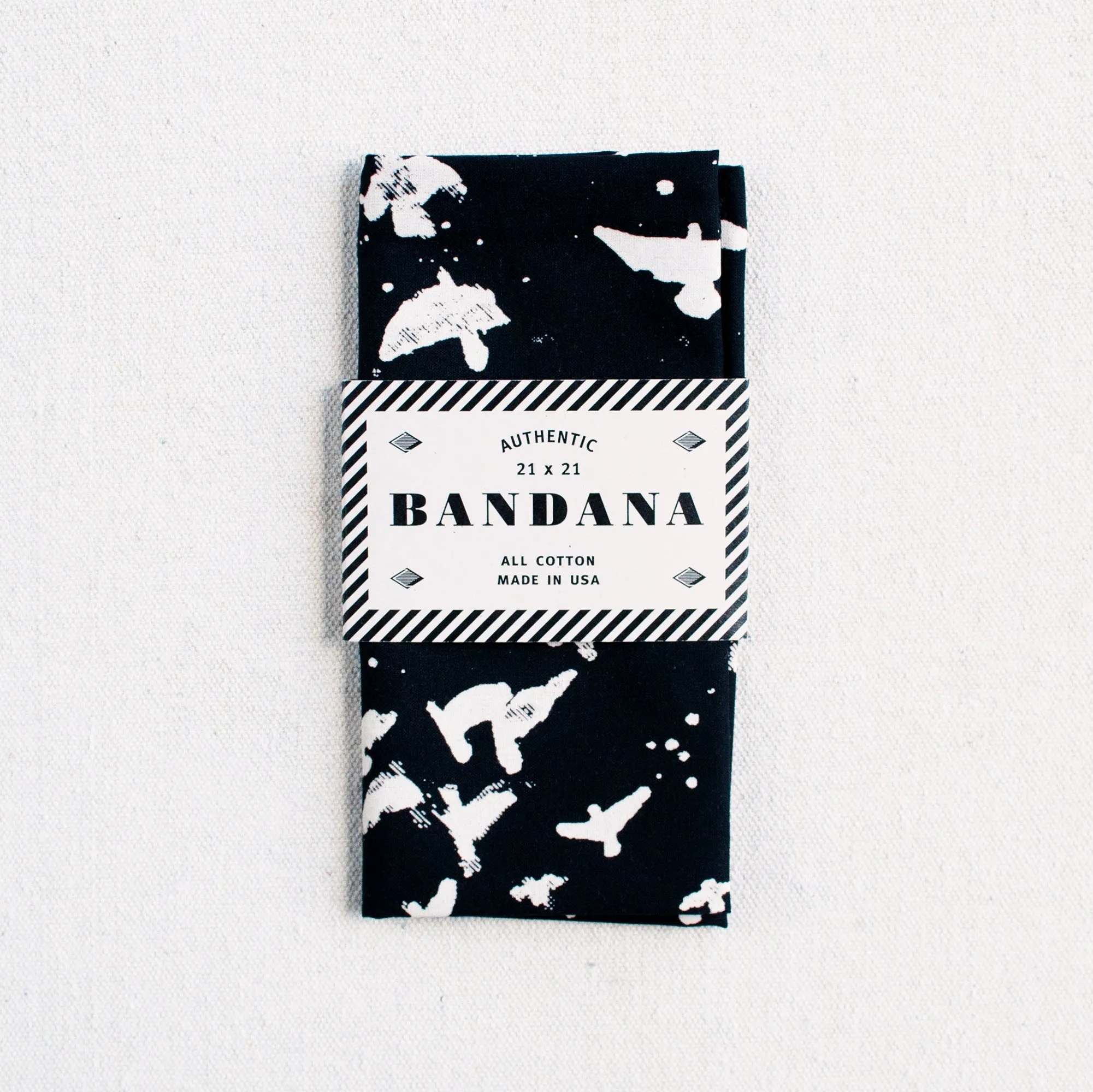 Black Flock Bandana sold by Abracadana product image thumbnail 2