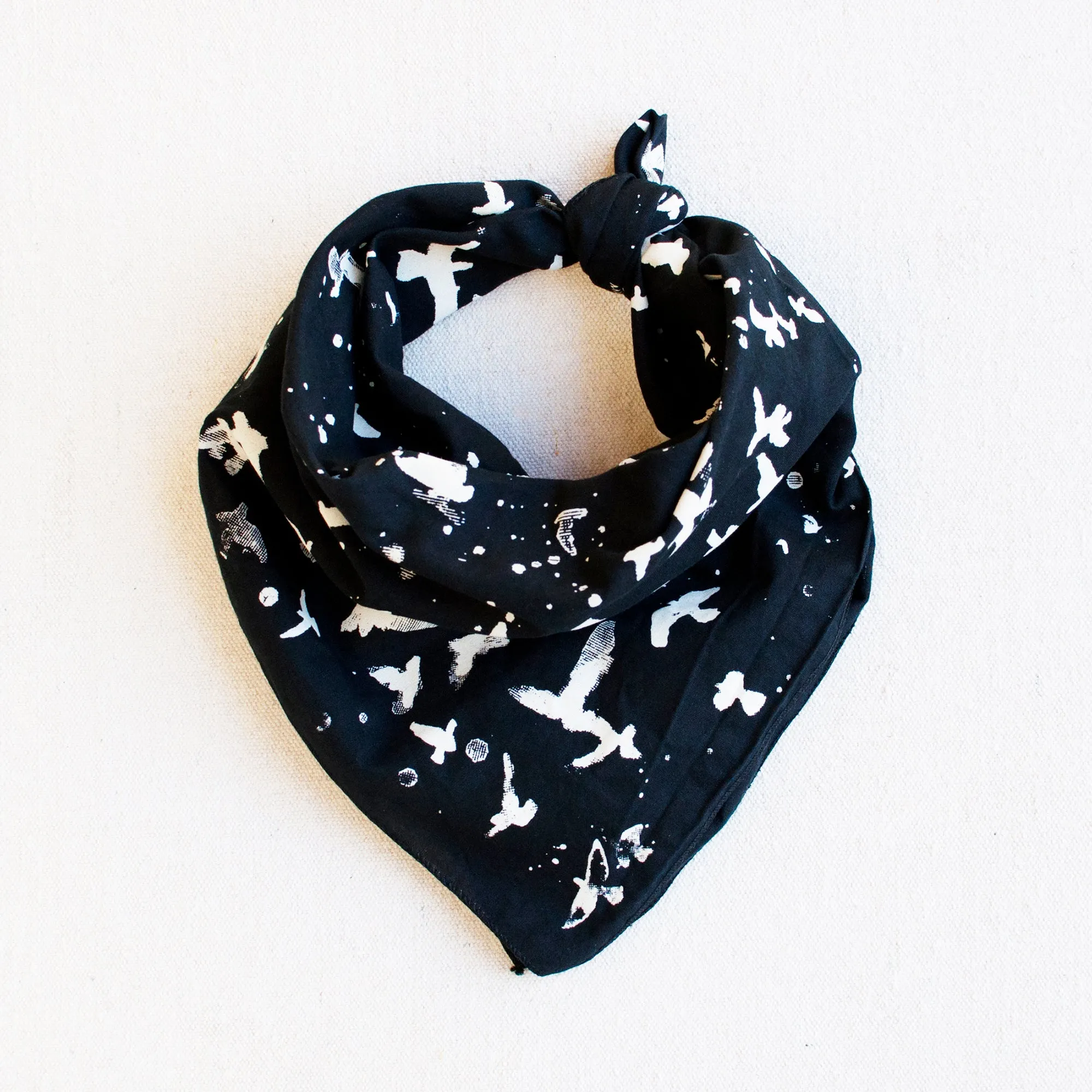 Black Flock Bandana sold by Abracadana