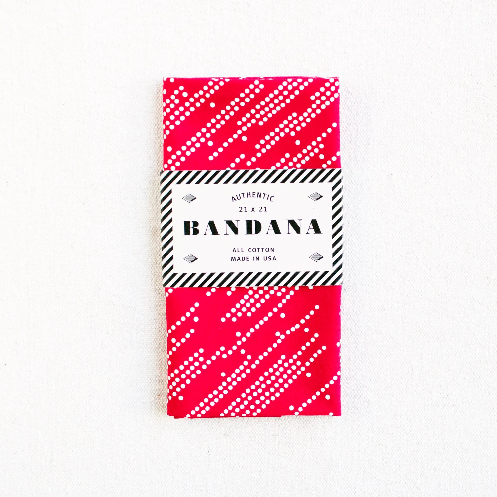 Red Shooting Stars Bandana sold by Abracadana product image thumbnail 2