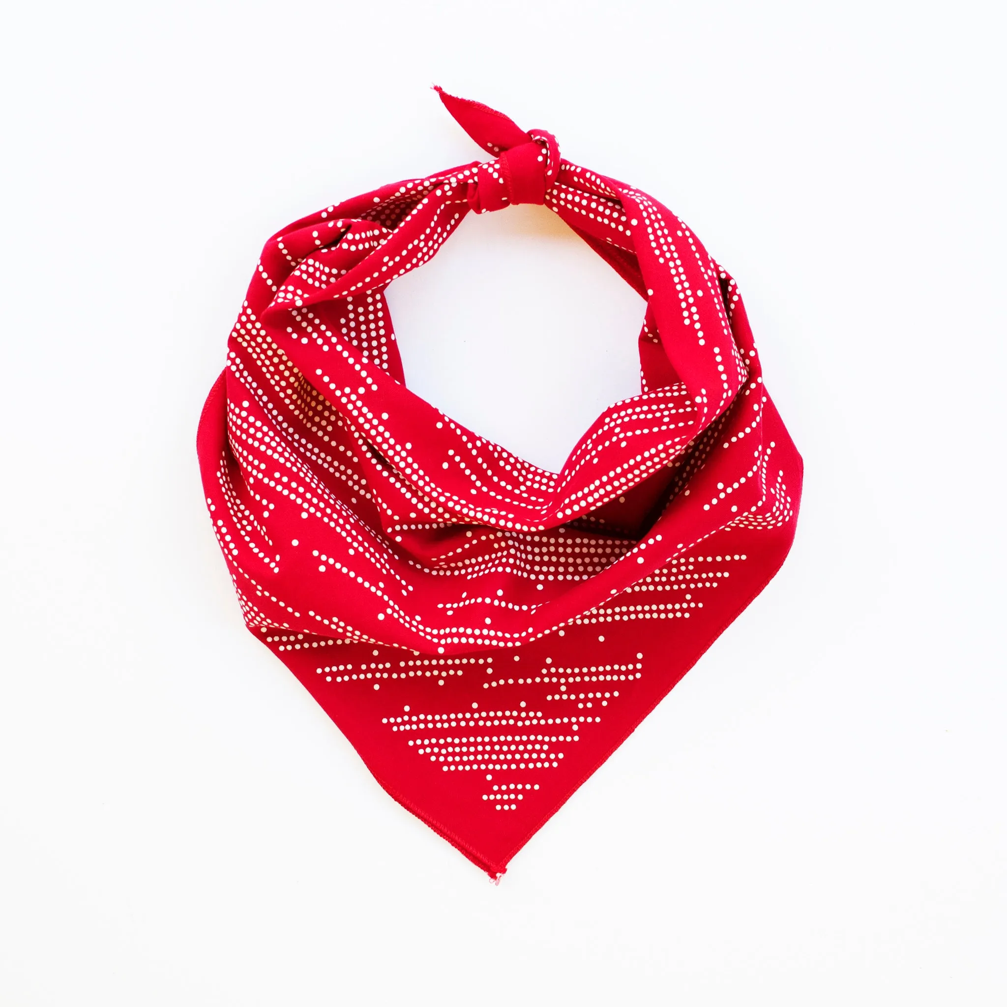 Red Shooting Stars Bandana sold by Abracadana