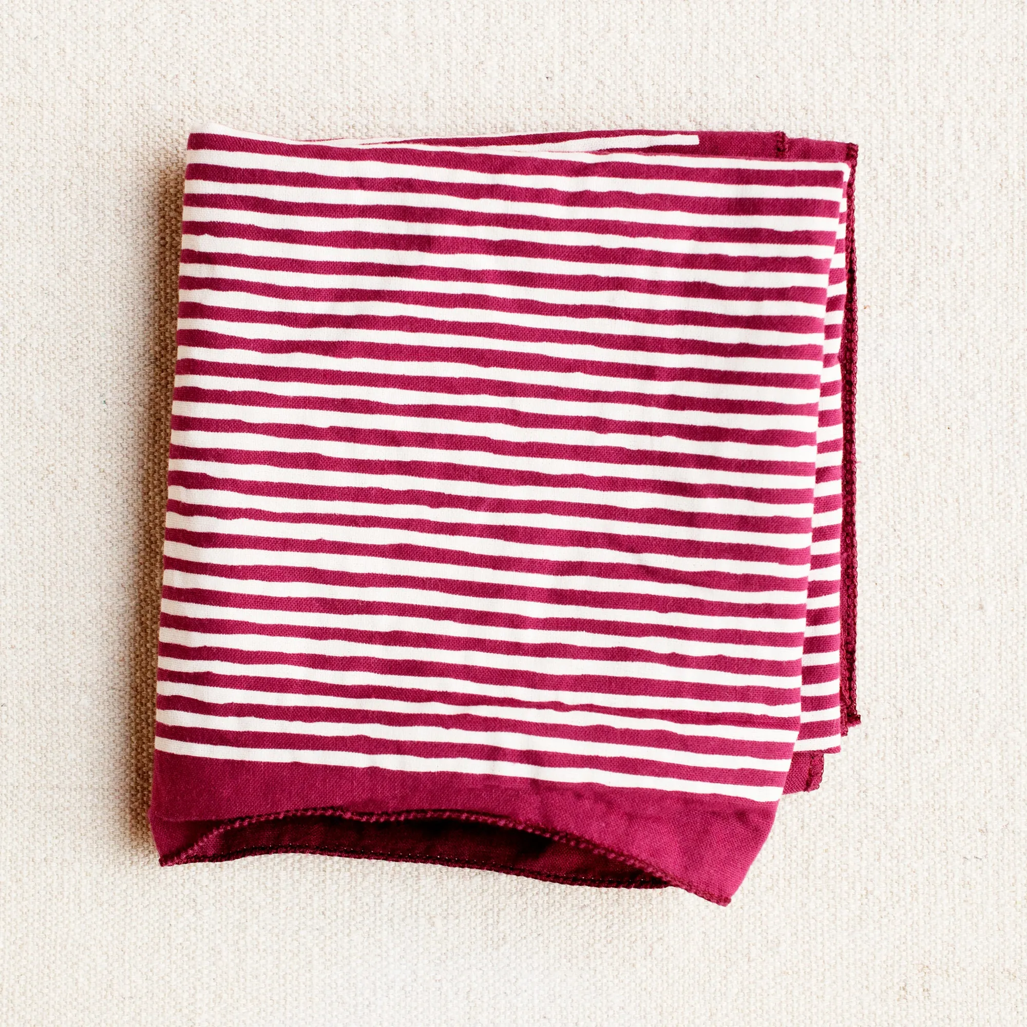 Wine Striped Bandana sold by Abracadana product image thumbnail 2