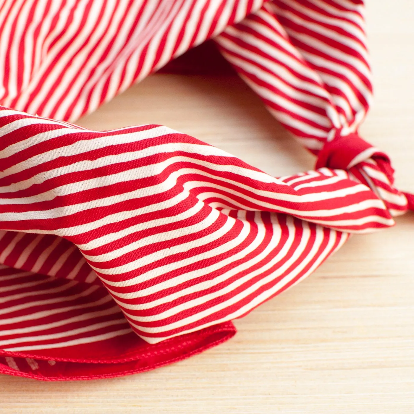 Red Striped Bandana sold by Abracadana product image thumbnail 3