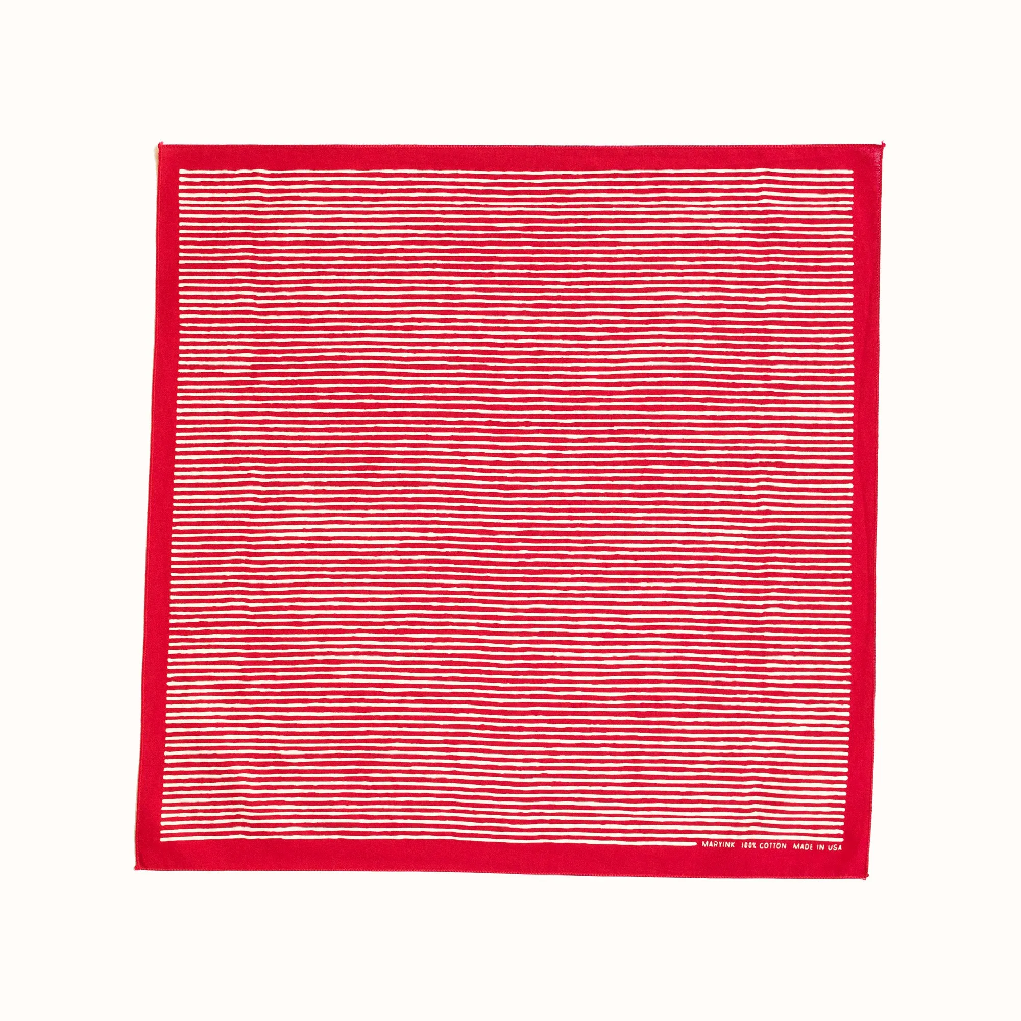Red Striped Bandana sold by Abracadana product image thumbnail 4