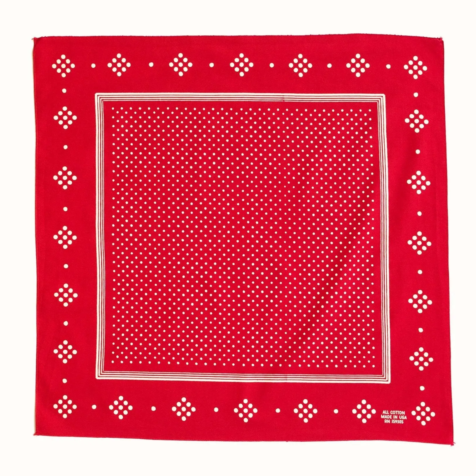 Red Polka Dot Bandana sold by Abracadana product image thumbnail 4