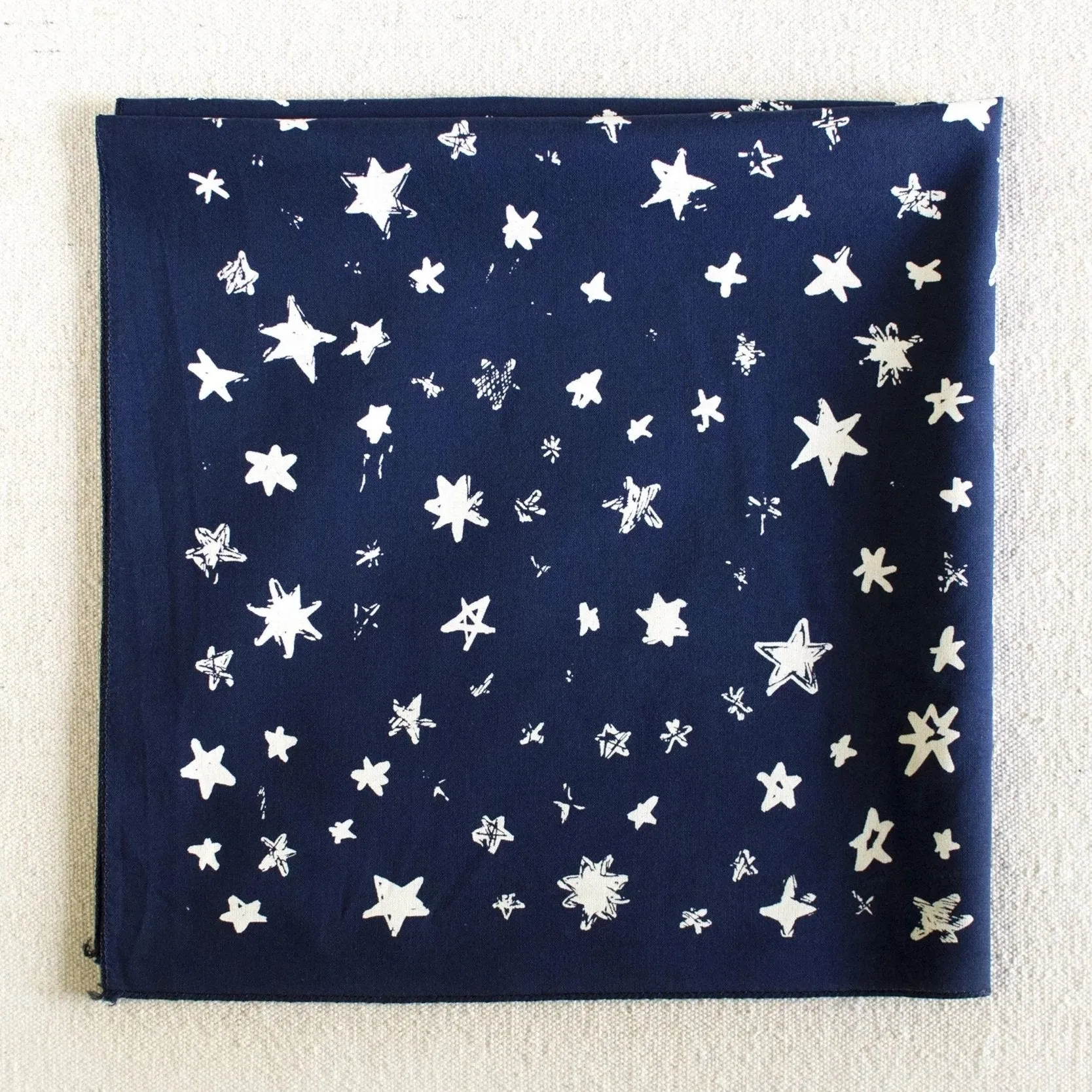 Navy Star Field Bandana sold by Abracadana