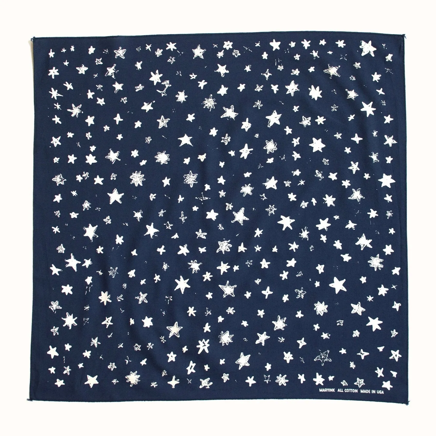 Navy Star Field Bandana sold by Abracadana product image thumbnail 3