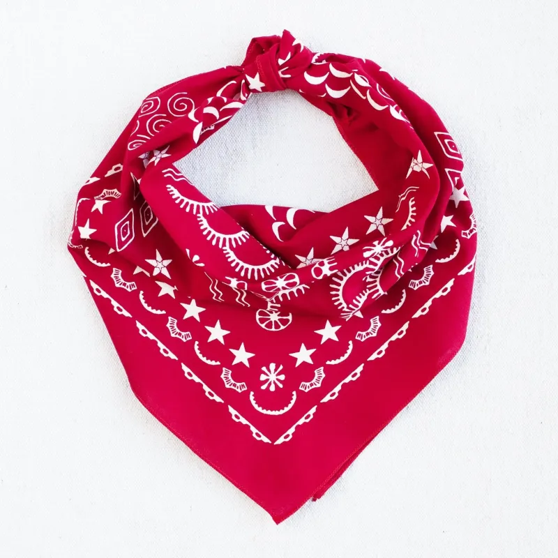 Red Elements Bandana sold by Abracadana