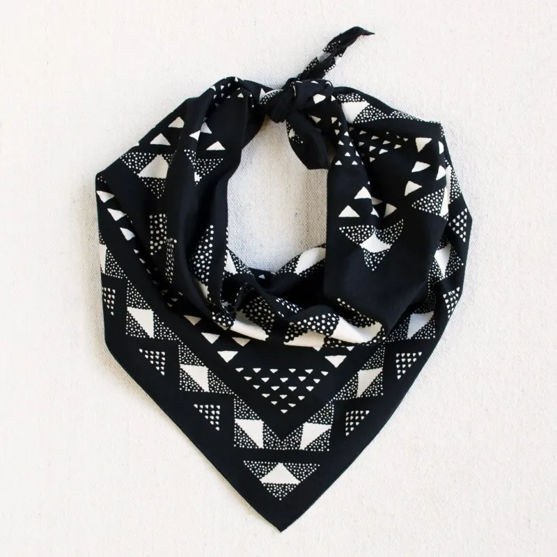Black Quilt Bandana sold by Abracadana