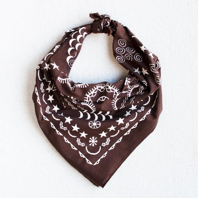Brown Elements Bandana made by Abracadana