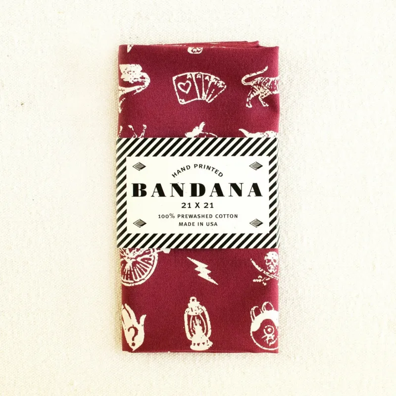 Wine Big Fun Bandana sold by Abracadana
