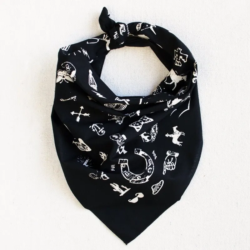 Black Big Fun Bandana sold by Abracadana