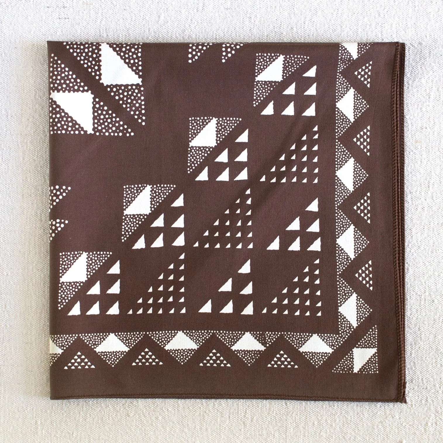 Brown Quilt Bandana sold by Abracadana product image thumbnail 3