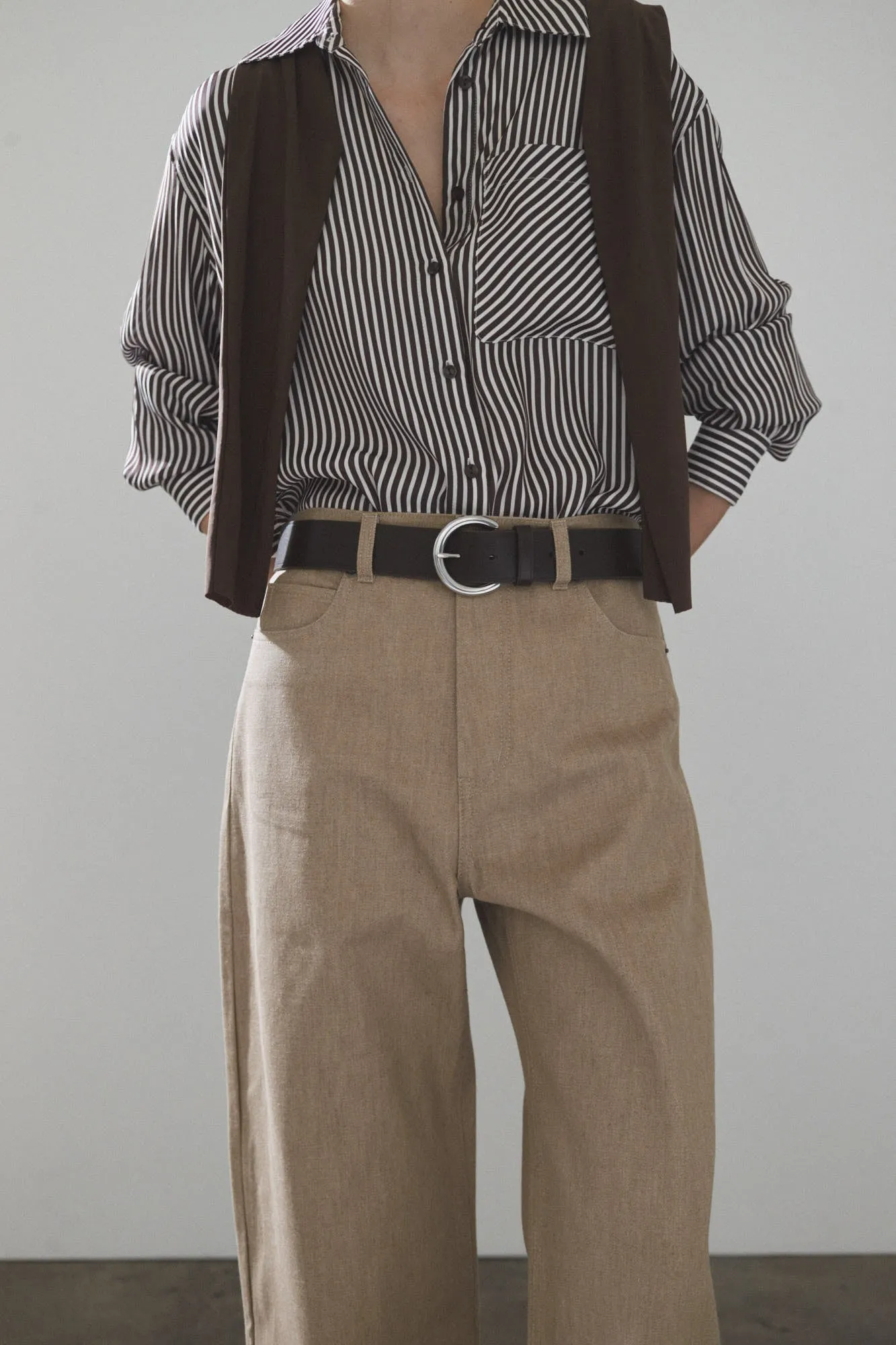 Classic Leather Belt: Coffee sold by The Horse product image thumbnail 3