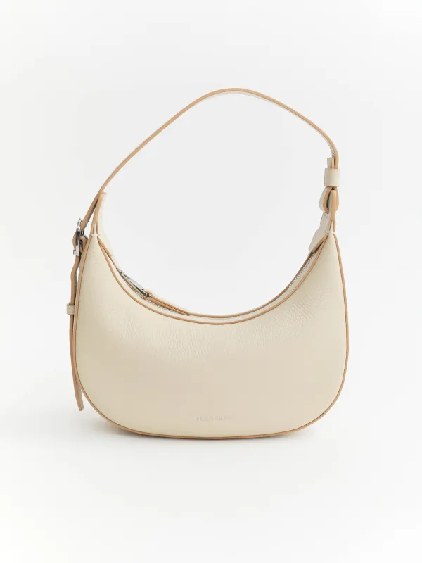 Friday Bag: Oat Pebbled Leather made by The Horse