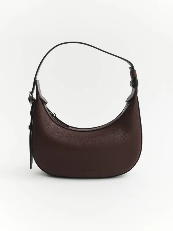 Friday Bag: Coffee Pebbled Leather made by The Horse