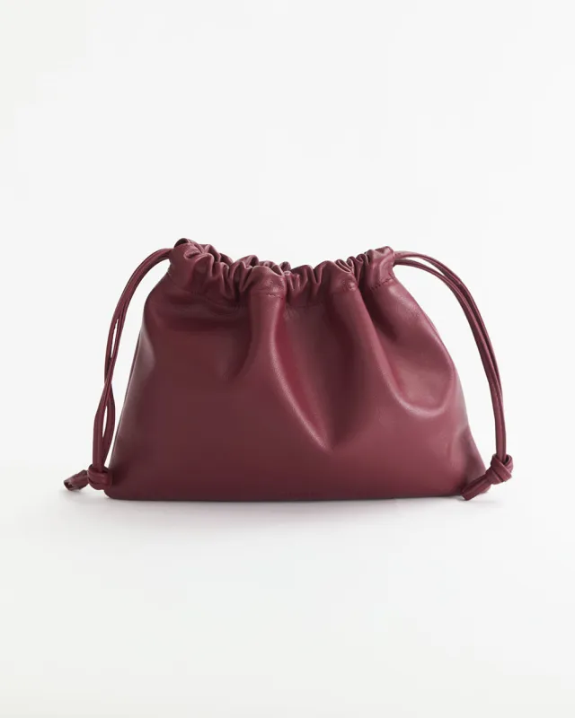 Fin Drawstring Bag: Cedar Red made by The Horse