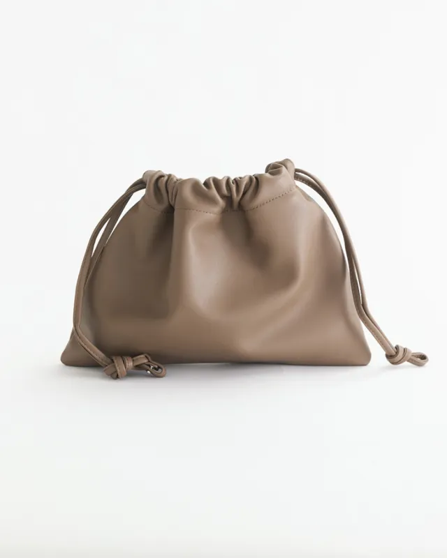 Fin Drawstring Bag: Mushroom made by The Horse