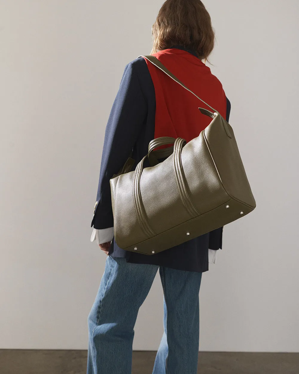 Aries Duffle Bag: Olive sold by The Horse product image thumbnail 5