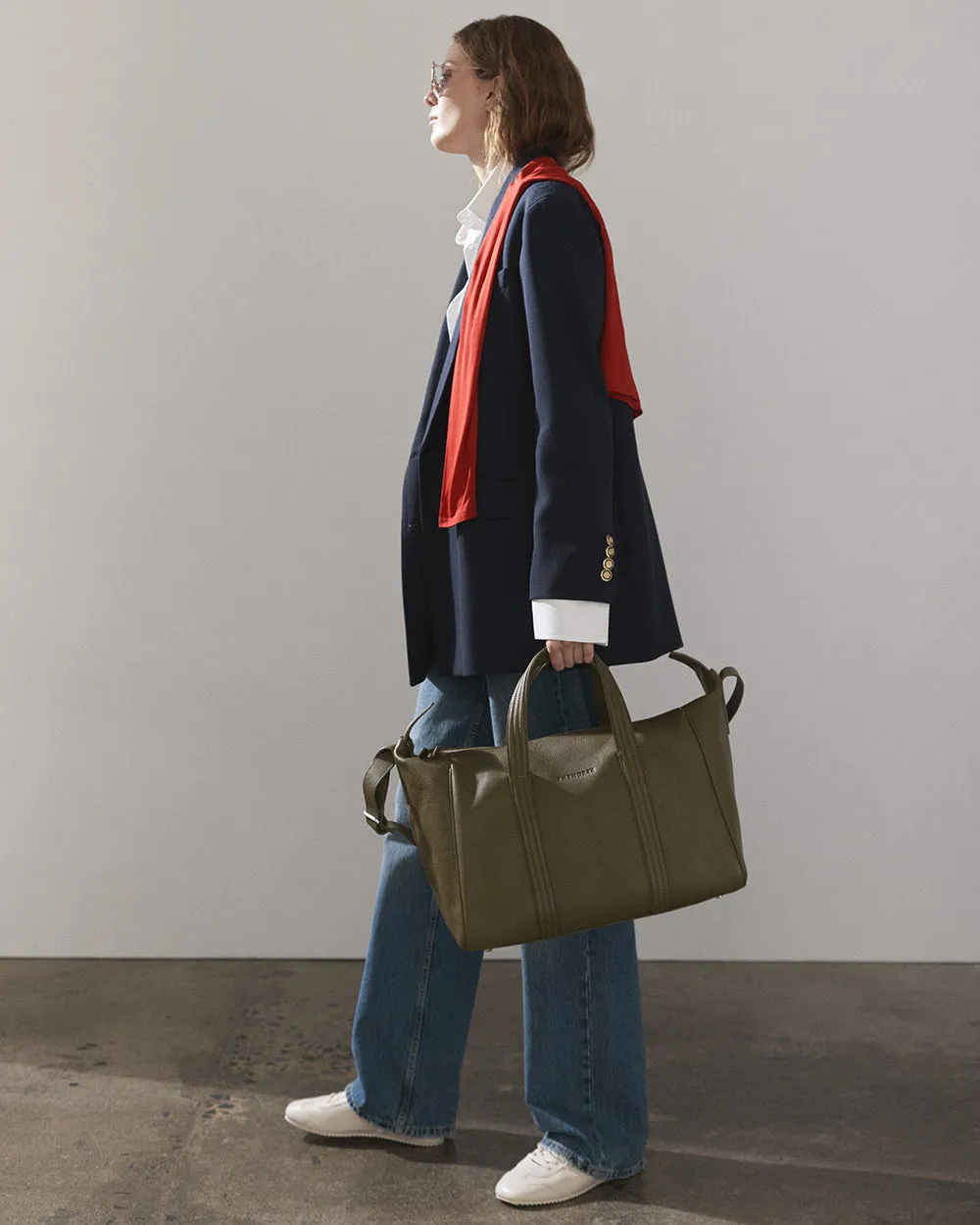 Aries Duffle Bag: Olive sold by The Horse product image thumbnail 3