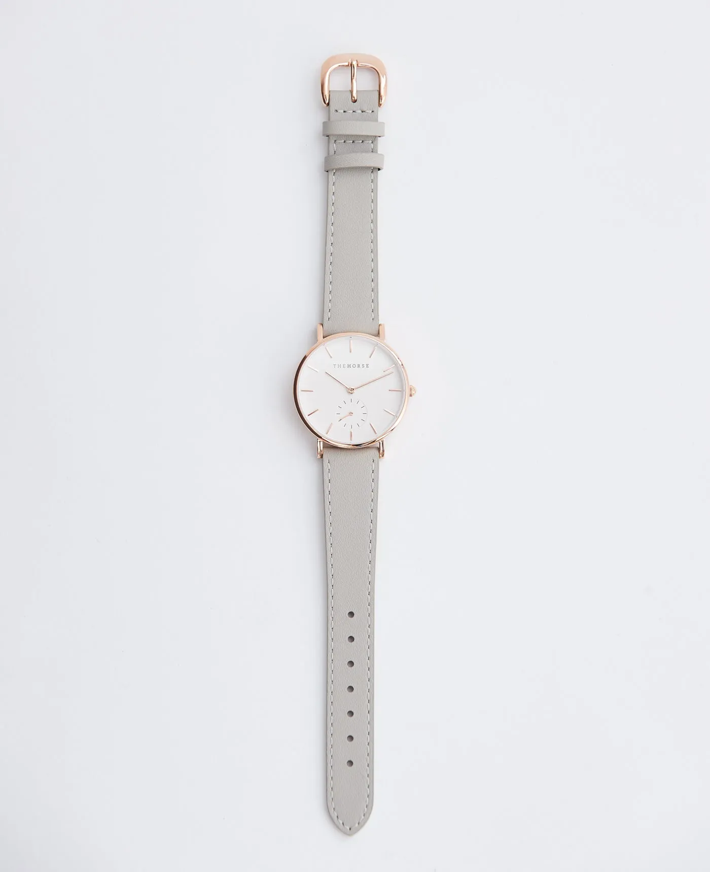 The 16mm Classic Strap: Grey / Rose Gold sold by The Horse product image thumbnail 2