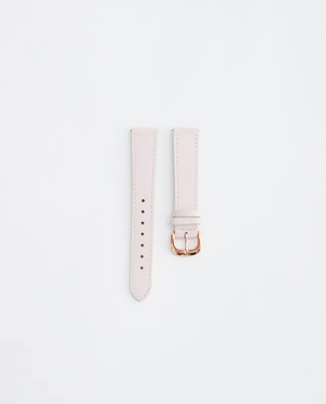 The 16mm Classic Strap: Pink / Rose Gold made by The Horse