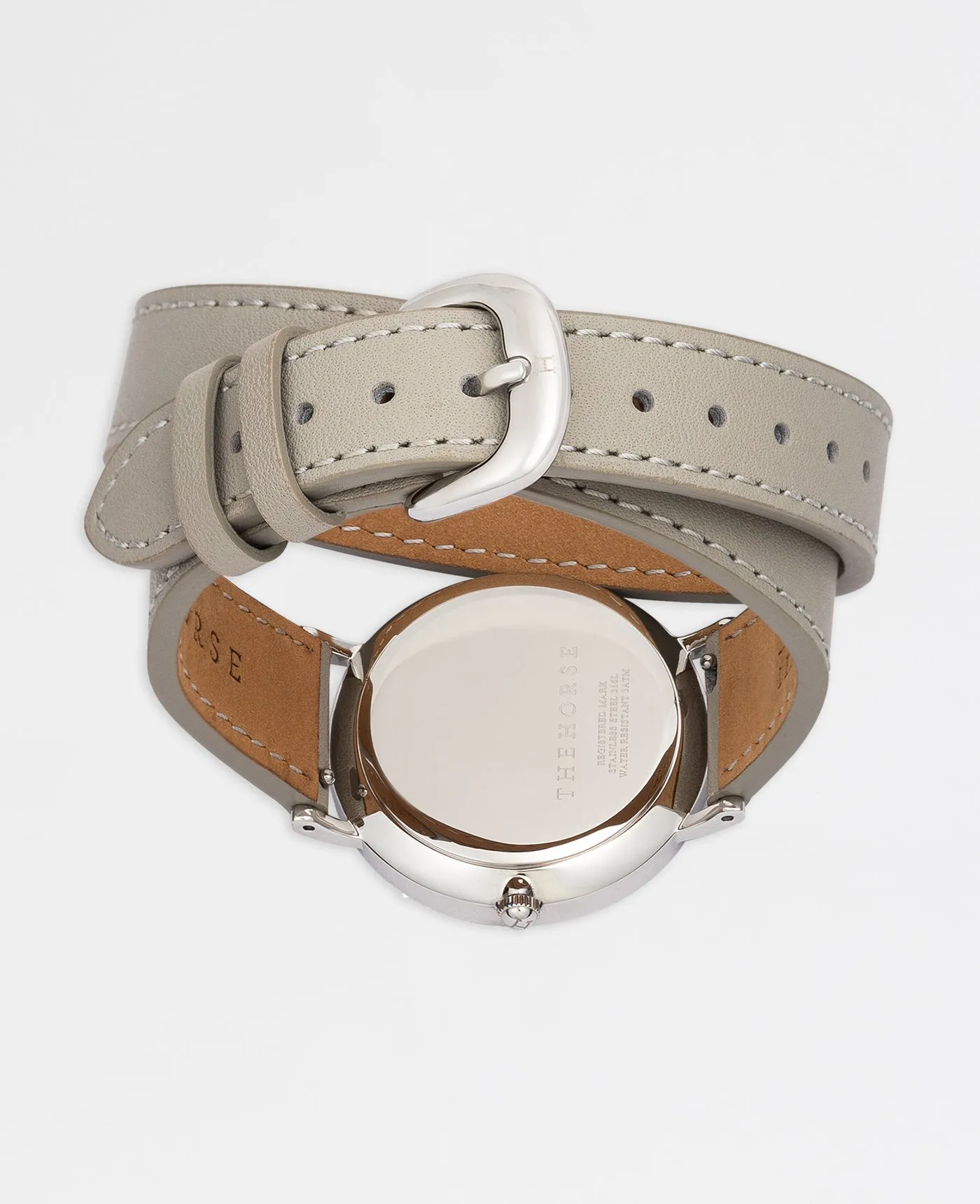 The 16mm Classic Strap: Grey Bracelet/ Silver sold by The Horse product image thumbnail 3
