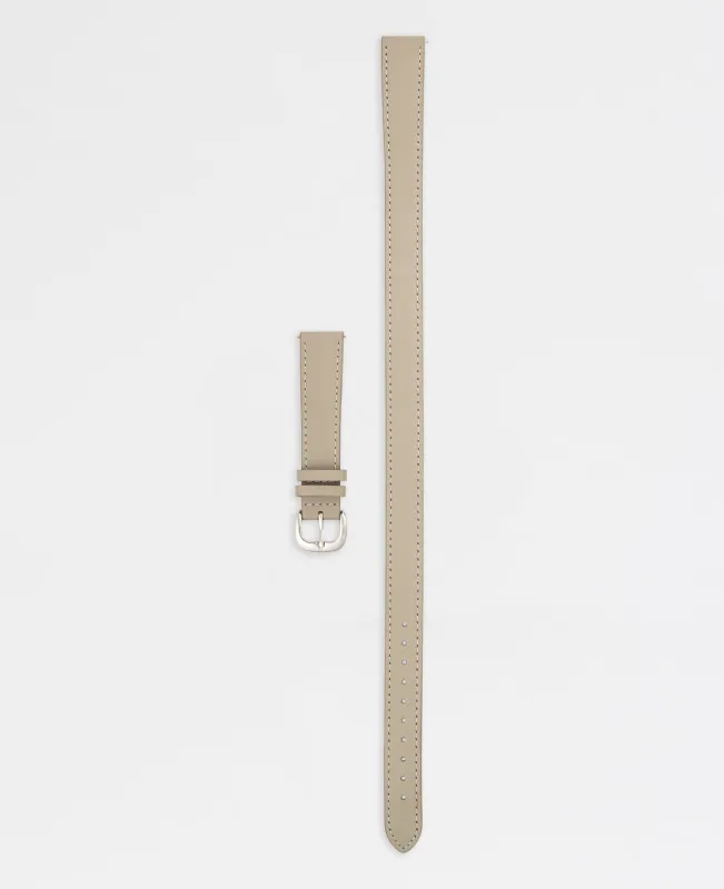 The 16mm Classic Strap: Grey Bracelet/ Silver made by The Horse