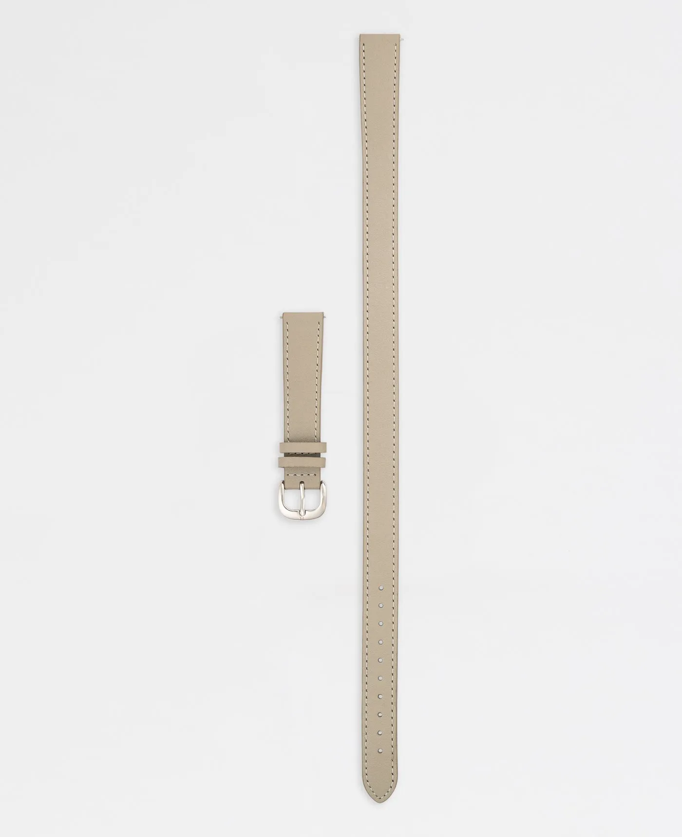 The 16mm Classic Strap: Grey Bracelet/ Silver sold by The Horse