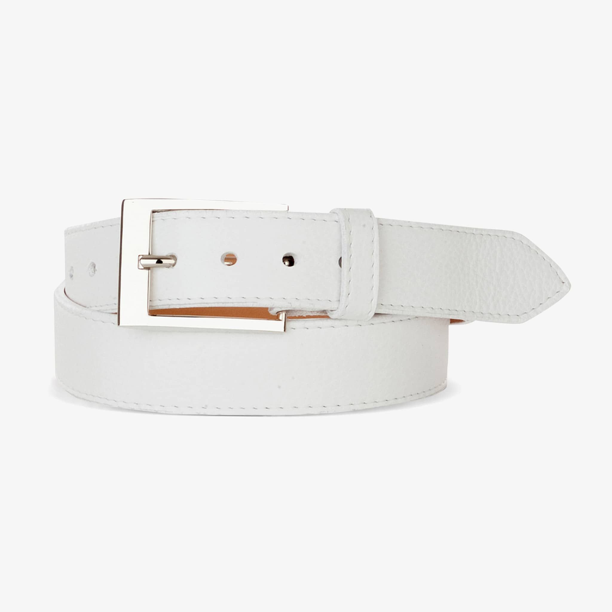Amos White Pebbled - 26 sold by Brave Leather