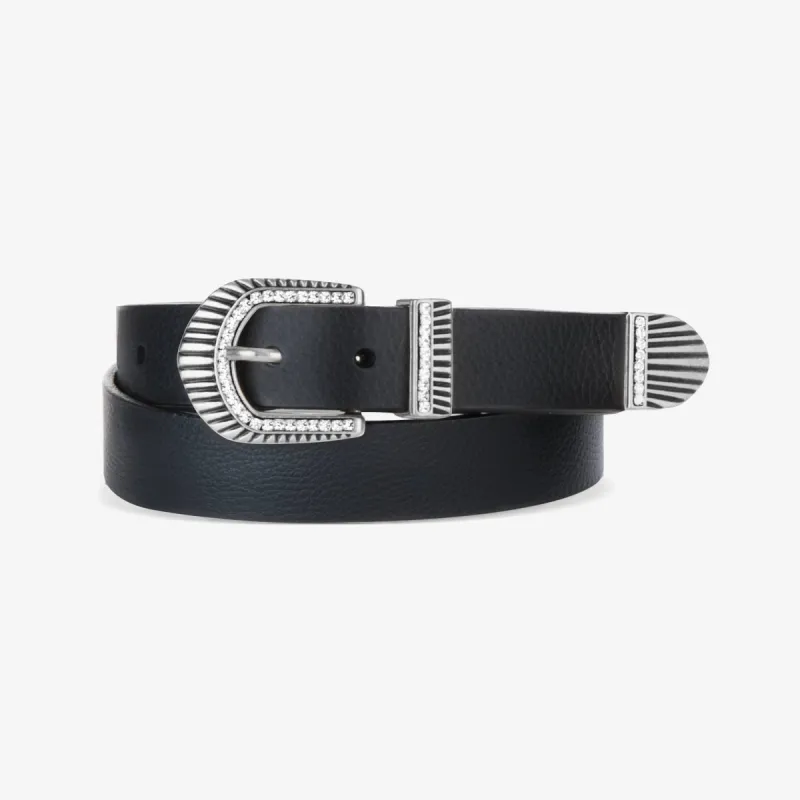 Mylah Crystal Black/Silver Pebbled - 28 sold by Brave Leather