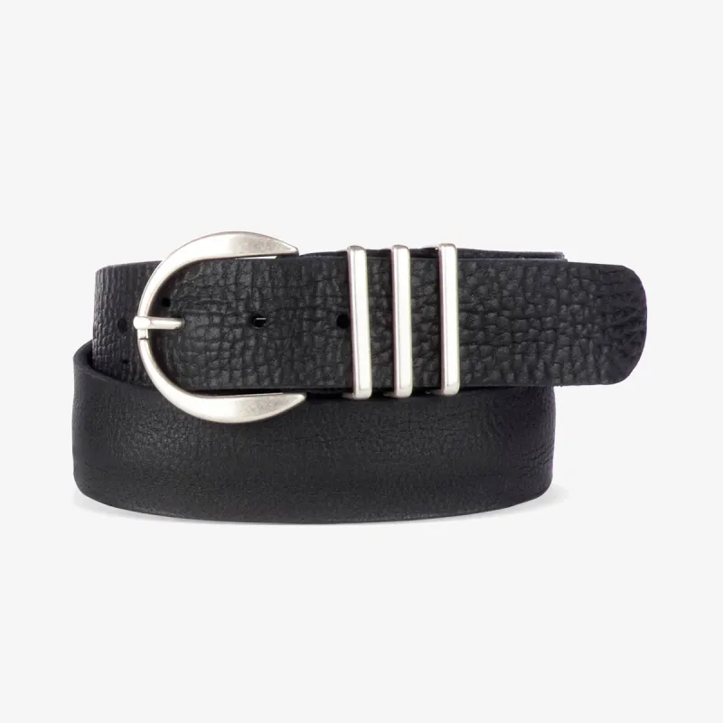 Kiku Black/Silver Raw Washed - 32 sold by Brave Leather