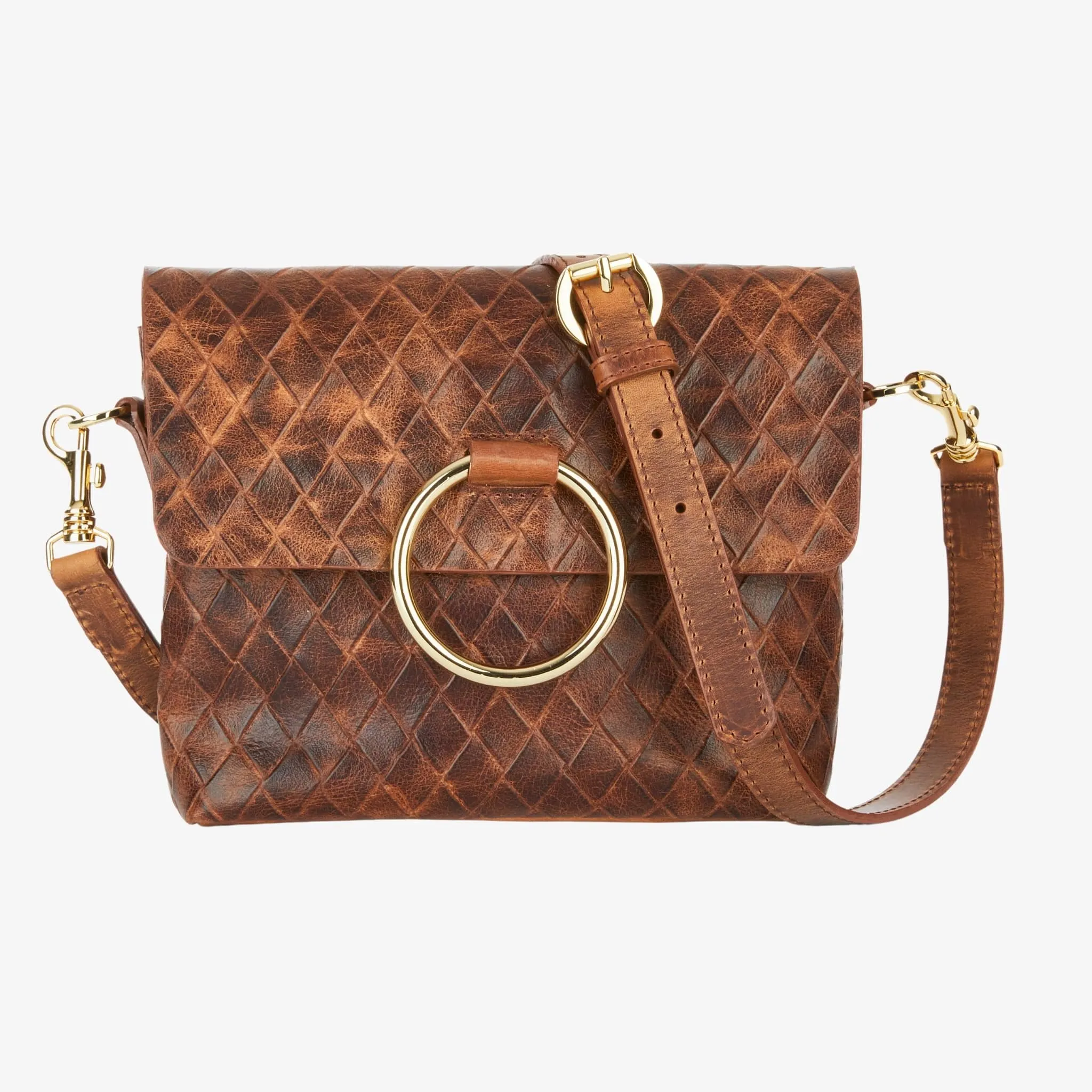 Mini Virtue Large Weave Bridle sold by Brave Leather