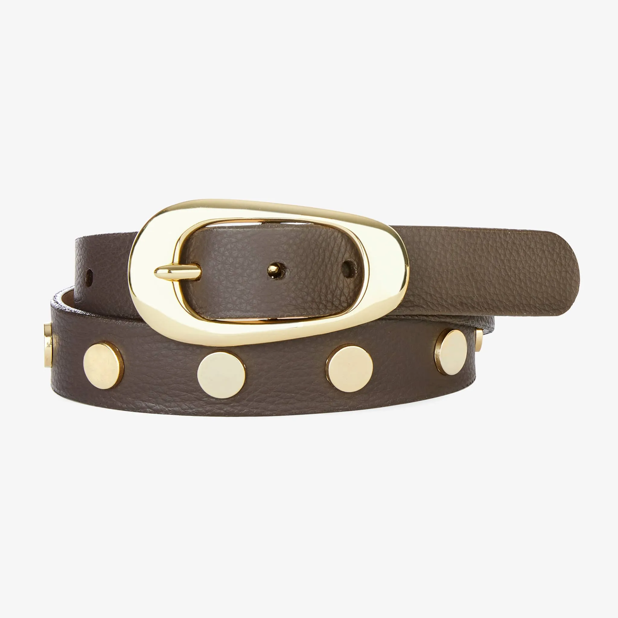 Koy Chestnut/Gold Pebbled - 28 sold by Brave Leather