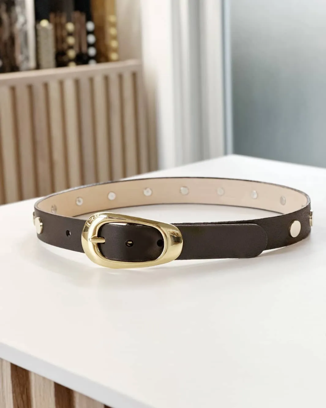 Koy Chestnut/Gold Pebbled - 28 sold by Brave Leather product image thumbnail 2