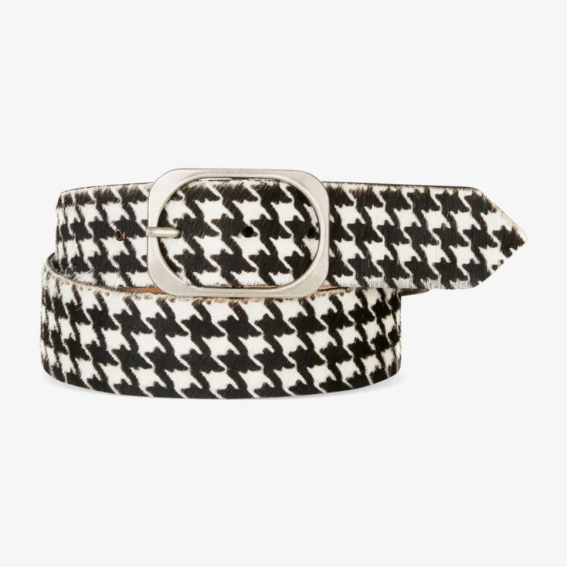 Oona Houndstooth Hair-on sold by Brave Leather