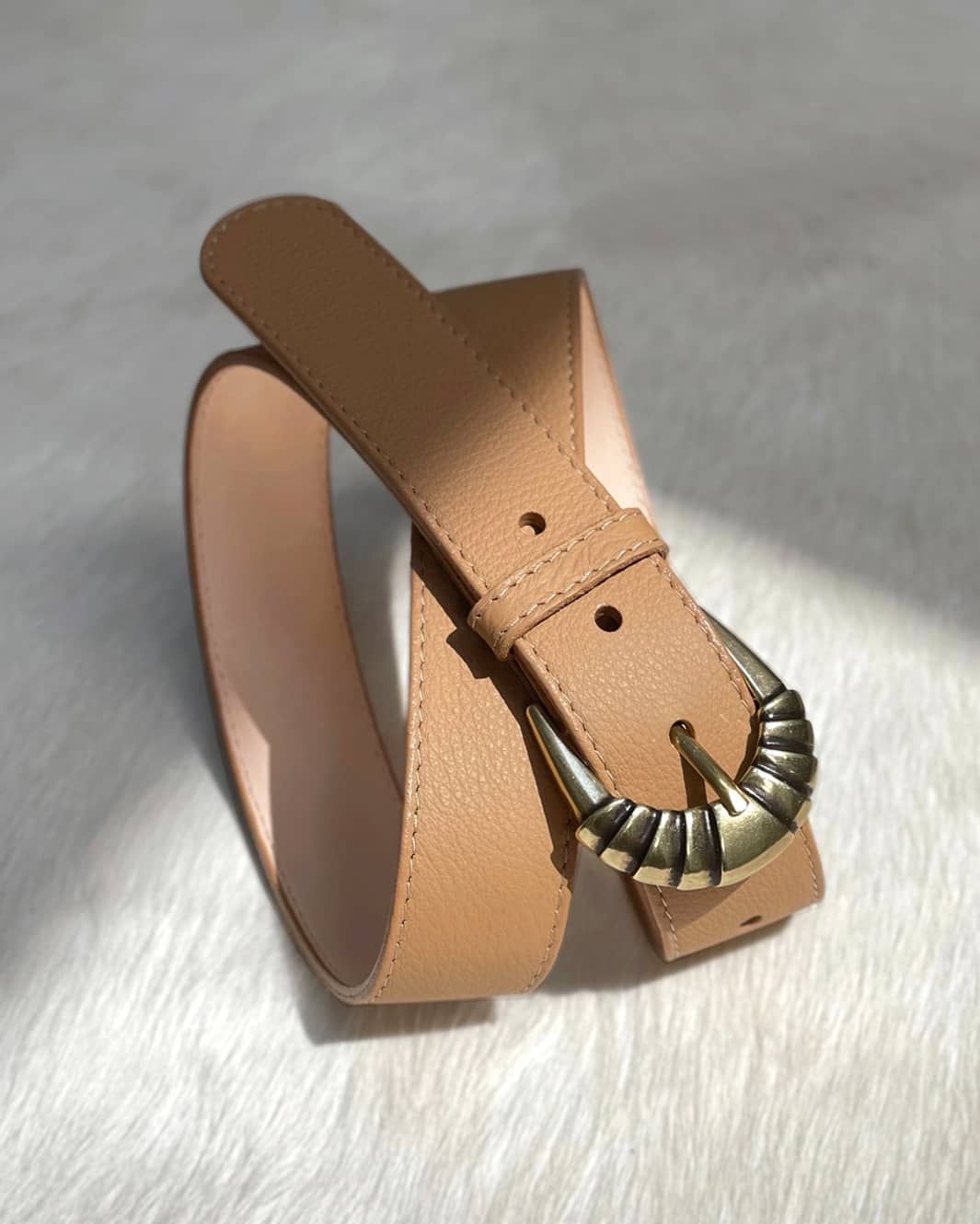 Charmain Light Tan Pebbled - 30 sold by Brave Leather product image thumbnail 2