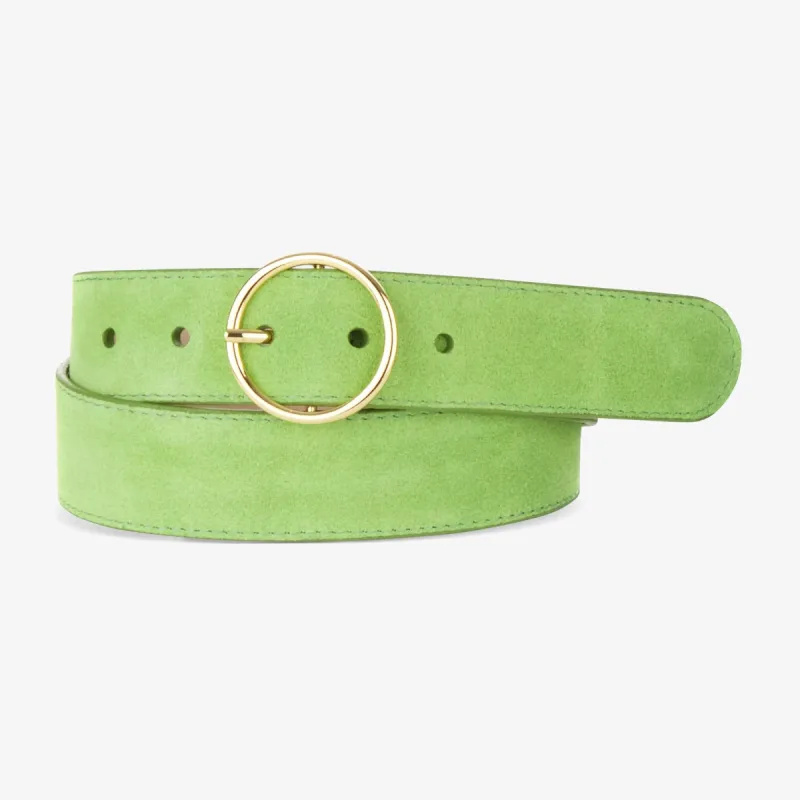 Aviva Techno Green Suede - 34 sold by Brave Leather