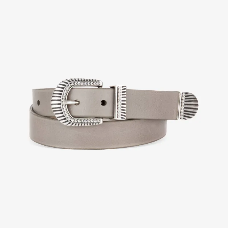 Mylah Crystal Pebbled - Crystal Grey - 32 sold by Brave Leather