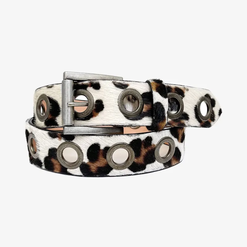 Leysa Hair-on White Leopard - 28 sold by Brave Leather