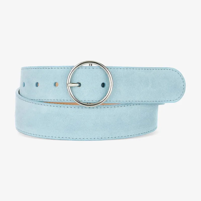 Aviva Azzuro Pastello Suede - 32 sold by Brave Leather